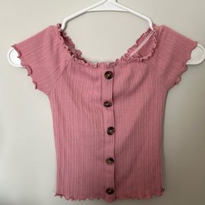 Girls pink t-shirt